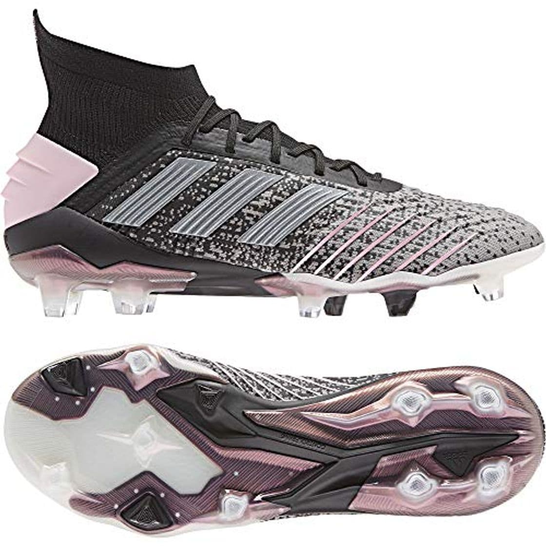 Producto adidas Predator 19.1 FG Mujer, Bota de fútbol, Core Black-Silver Metallic-Solid Grey,