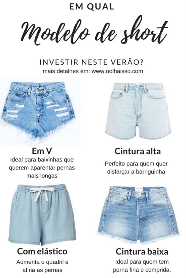 Fashion Dicas de shorts