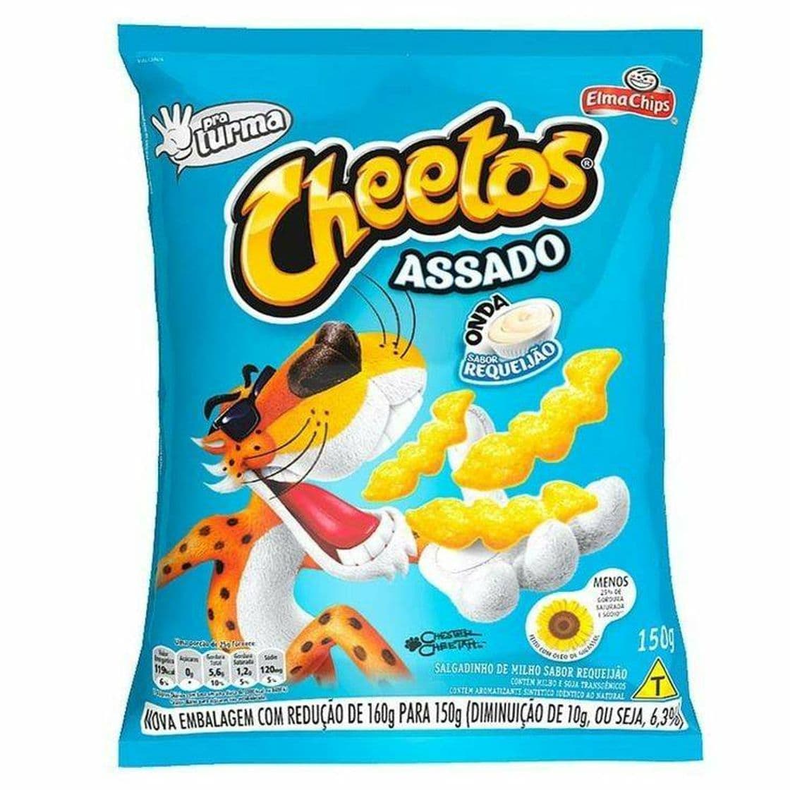 Moda Salgadinho Cheetos Requeijão 280g - Elma Chips nas americanas