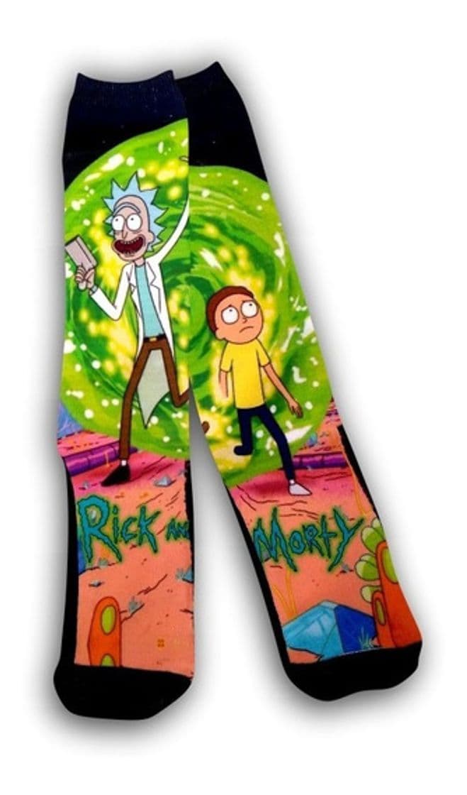 Moda Meias personalizadas Rick e Morty