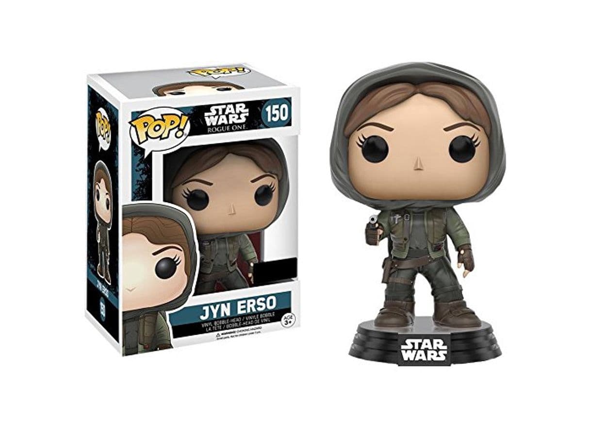 Juego FunKo POP! Bobble - Star Wars: Rogue One: Jyn Erso Hooded