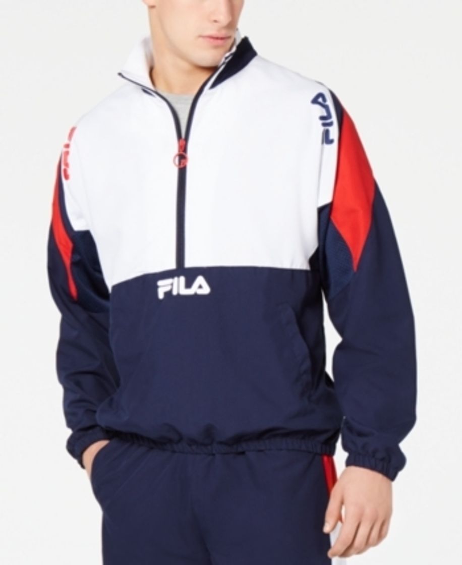 Fashion Fila Chaqueta Samuel Colour Block Shell W/Padding Azul M