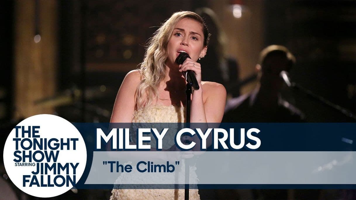 Fashion "The Climb” Miley Cyrus | The Tonight Show - YouTube