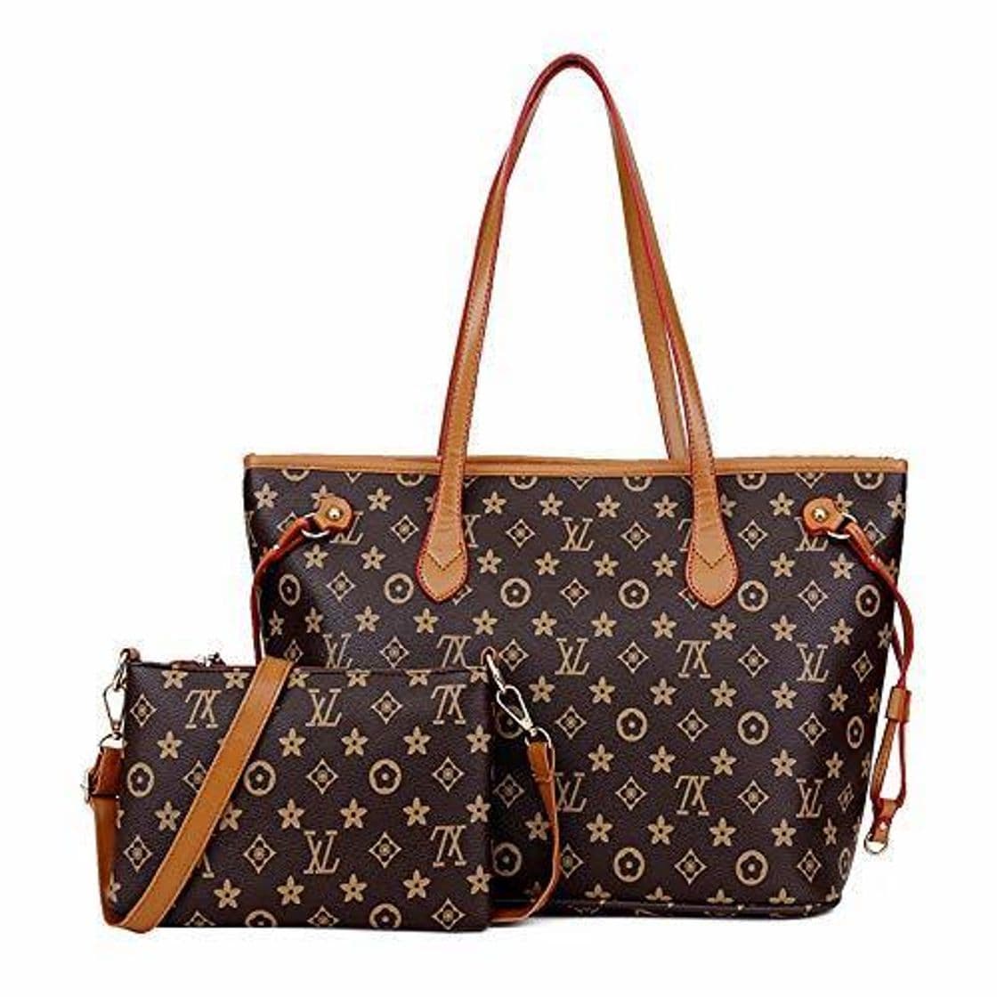 Producto Ldyia Bolso de Mujer Impreso Bolso de Hombro Flor Vieja Conjunto de