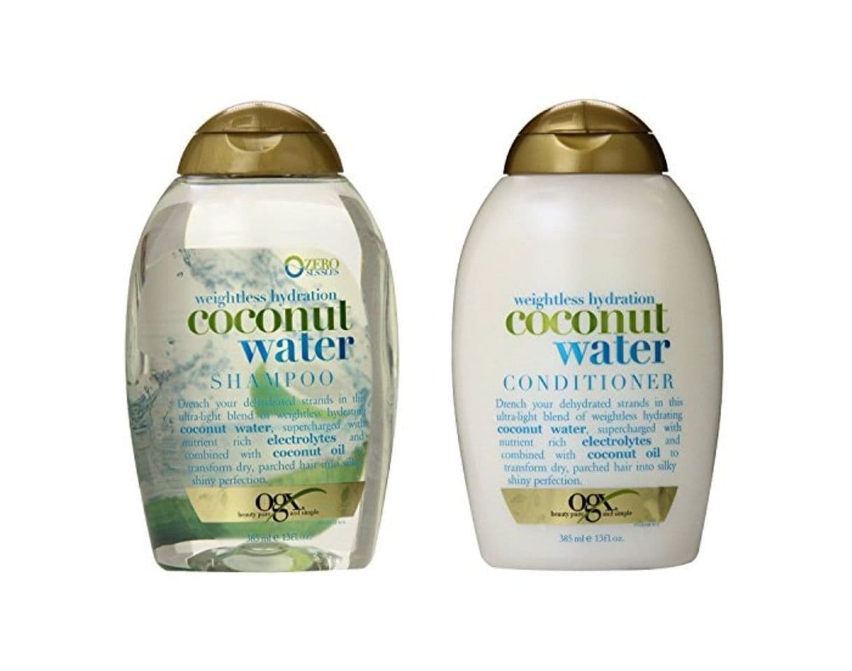 Product OGX Weightless Hydration Coconut Water Shampoo & Conditioner, 13 Ounce