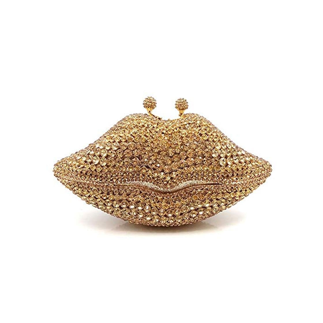 Fashion ZKZK Billetera Brillante Labios Hecho Bellas creativos Forman Rhinestone del Diamante Banquetes Color sólido Bolso de Noche de Las Mujeres Metal la Cadena del Hombro de la Correa de Regalo vesti