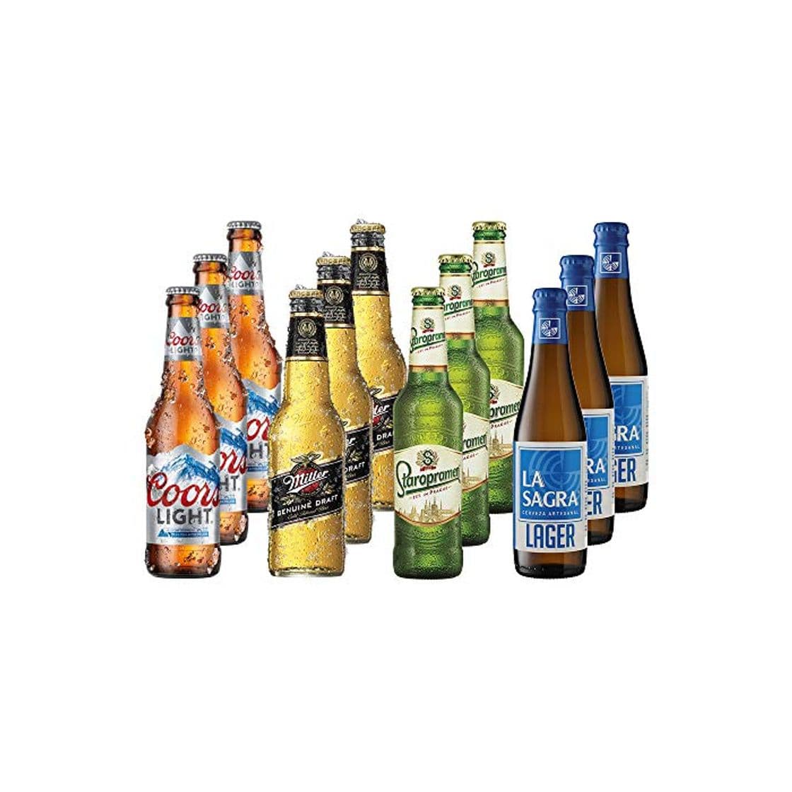 Product Lagers del Mundo Pack Degustación de Cerveza - 12 botellas x 330