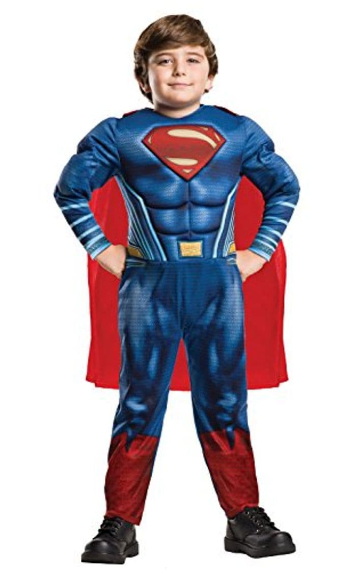 Producto DC Comics - Disfraz de Superman Deluxe para niño, infantil 5-6 años