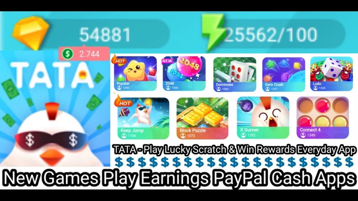 App TATA - Play Lucky Scratch & Win Rewards Everyday