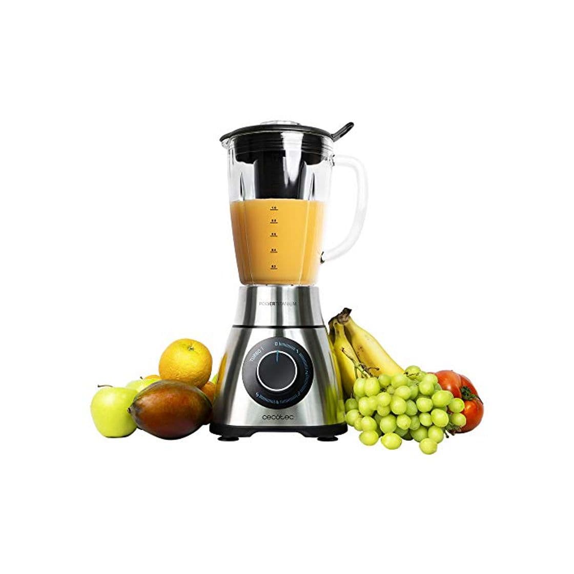 Producto Cecotec Batidora de Vaso Power Black Titanium 1300 PerfectMix. Potencia 1300 W