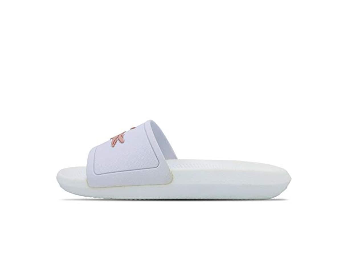 Moda Lacoste Croco Slide 119 3 Cfa, Sandalias de Punta Descubierta para Mujer,