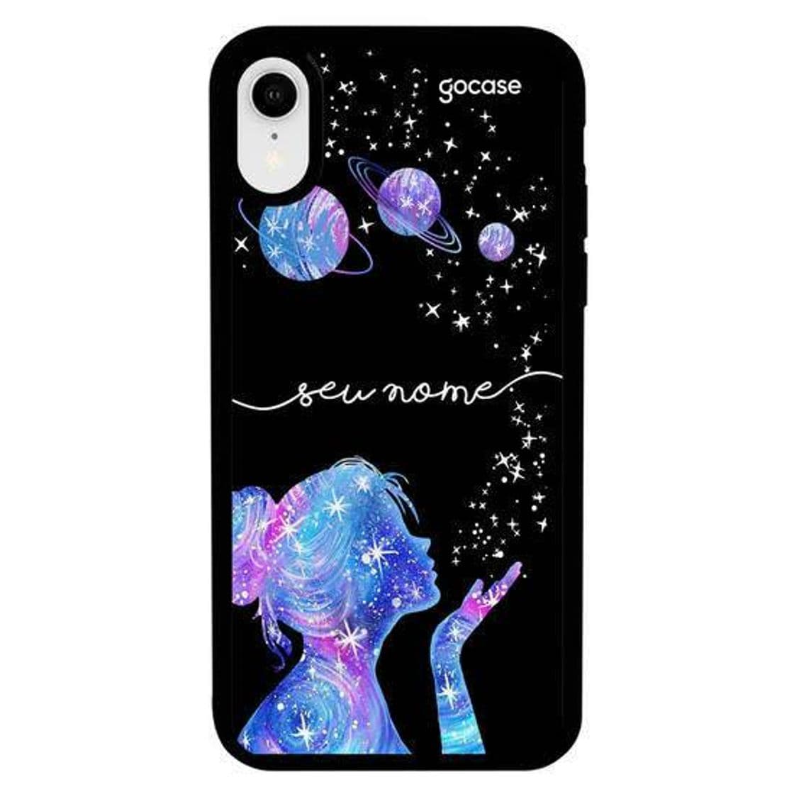 Moda Capinha para iPhone XR Tons Noturnos Manuscrita - Gocase