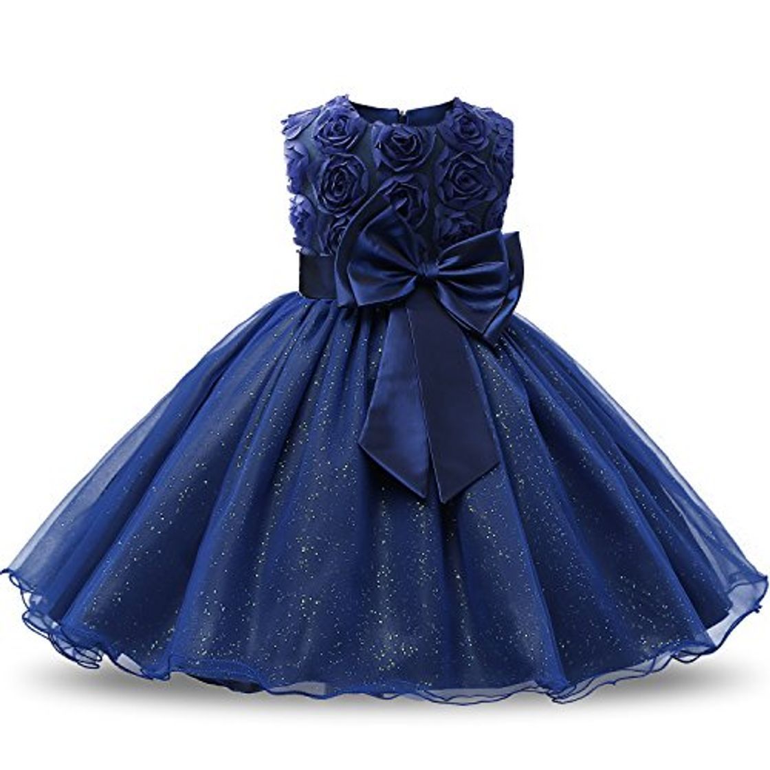 Producto NNJXD Vestido de Fiesta de Princesa con Encaje de Flor de 3D