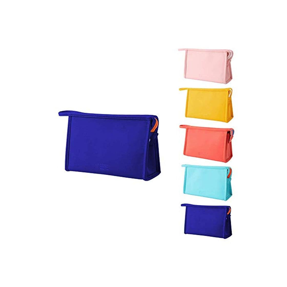 Fashion LIVACASA Neceseres para Maquillaje Mujeres Bolsas de Aseo Cosméticos Impermeable Colores Dulces Chicas para Viajes Vacaciones