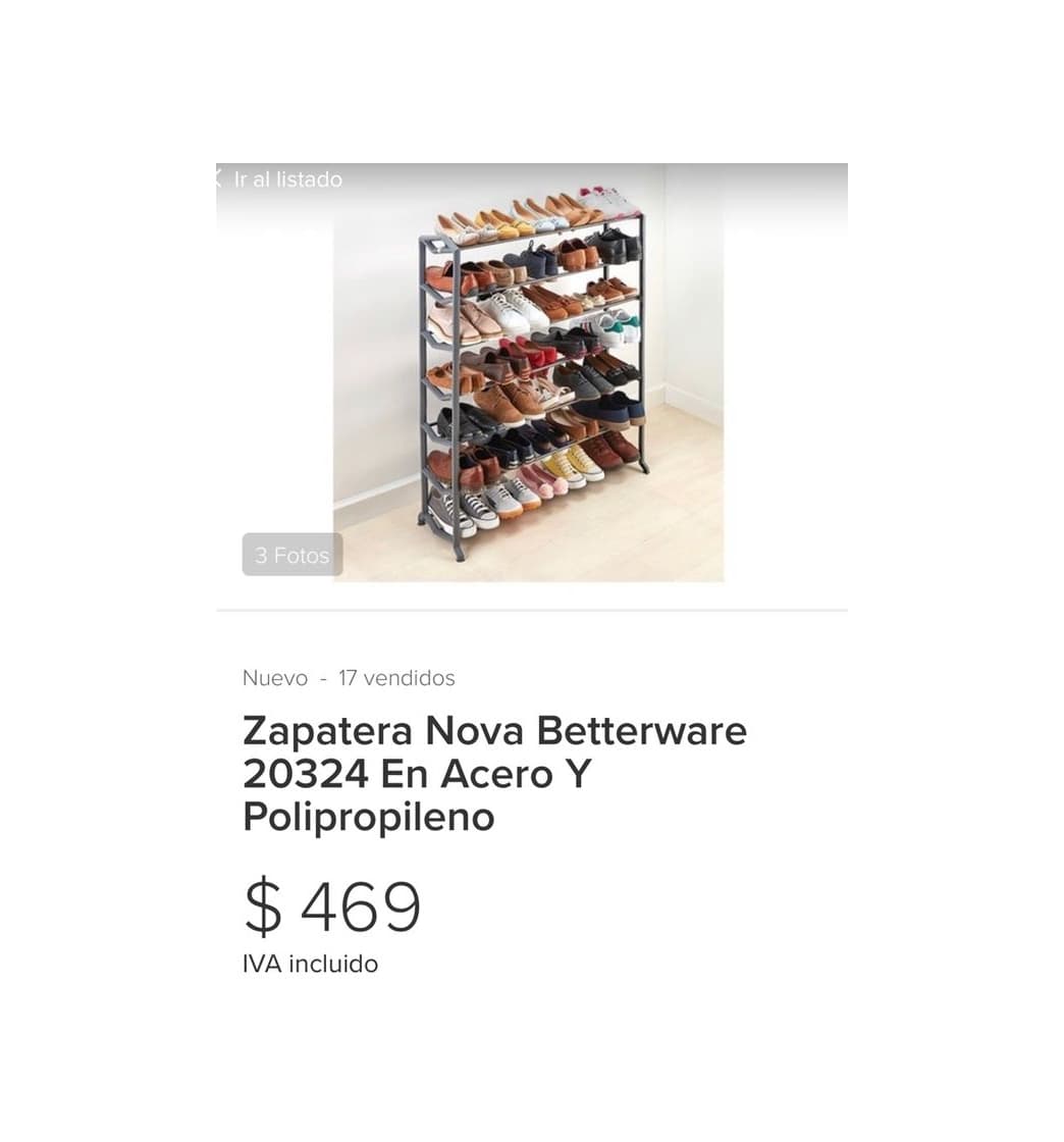 Producto ZAPATERA BETTERWARE