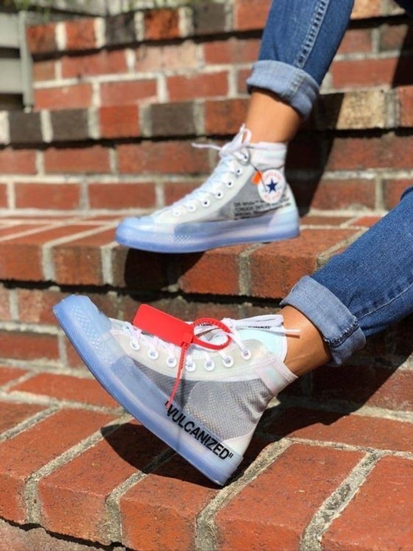 Fashion Converse Chuck Taylor All-Star Vulcanized Hi Off-White 