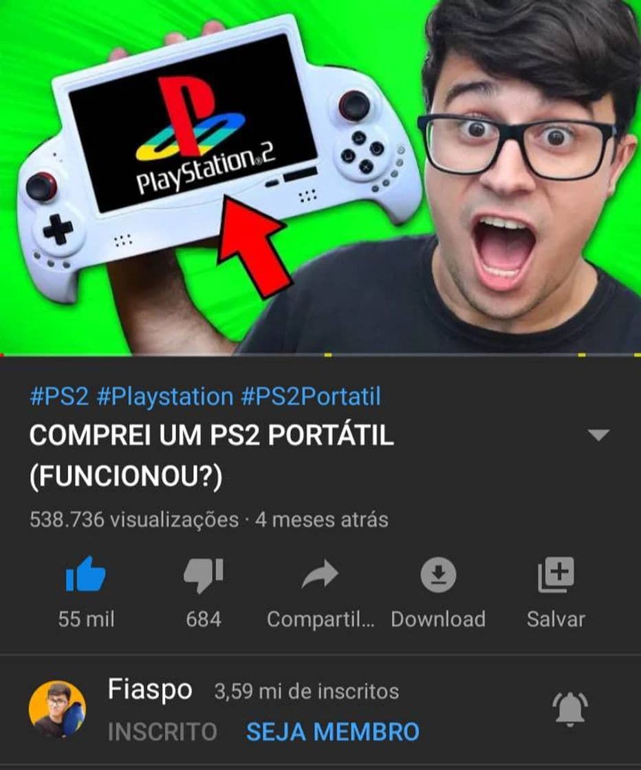 Fashion COMPREI UM PS2 PORTÁTIL (FUNCIONOU?) - YouTube