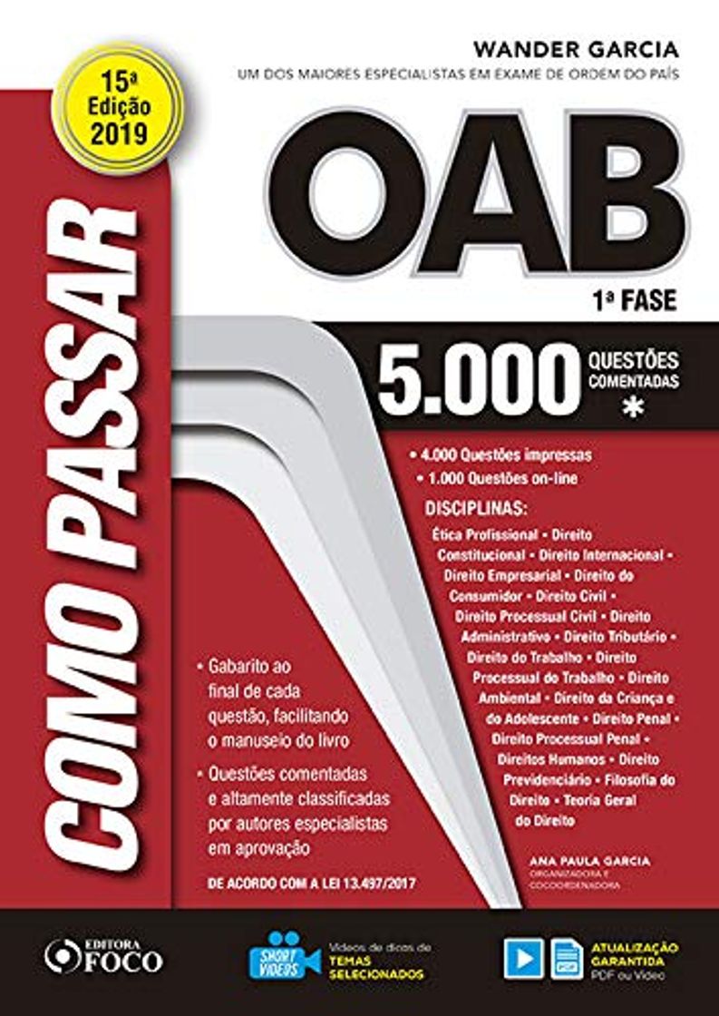 Book Como Passar na Oab