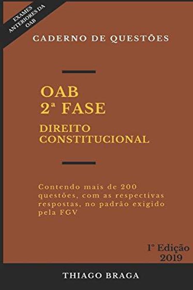 Book OAB 2ª FASE DIREITO CONSTITUCIONAL