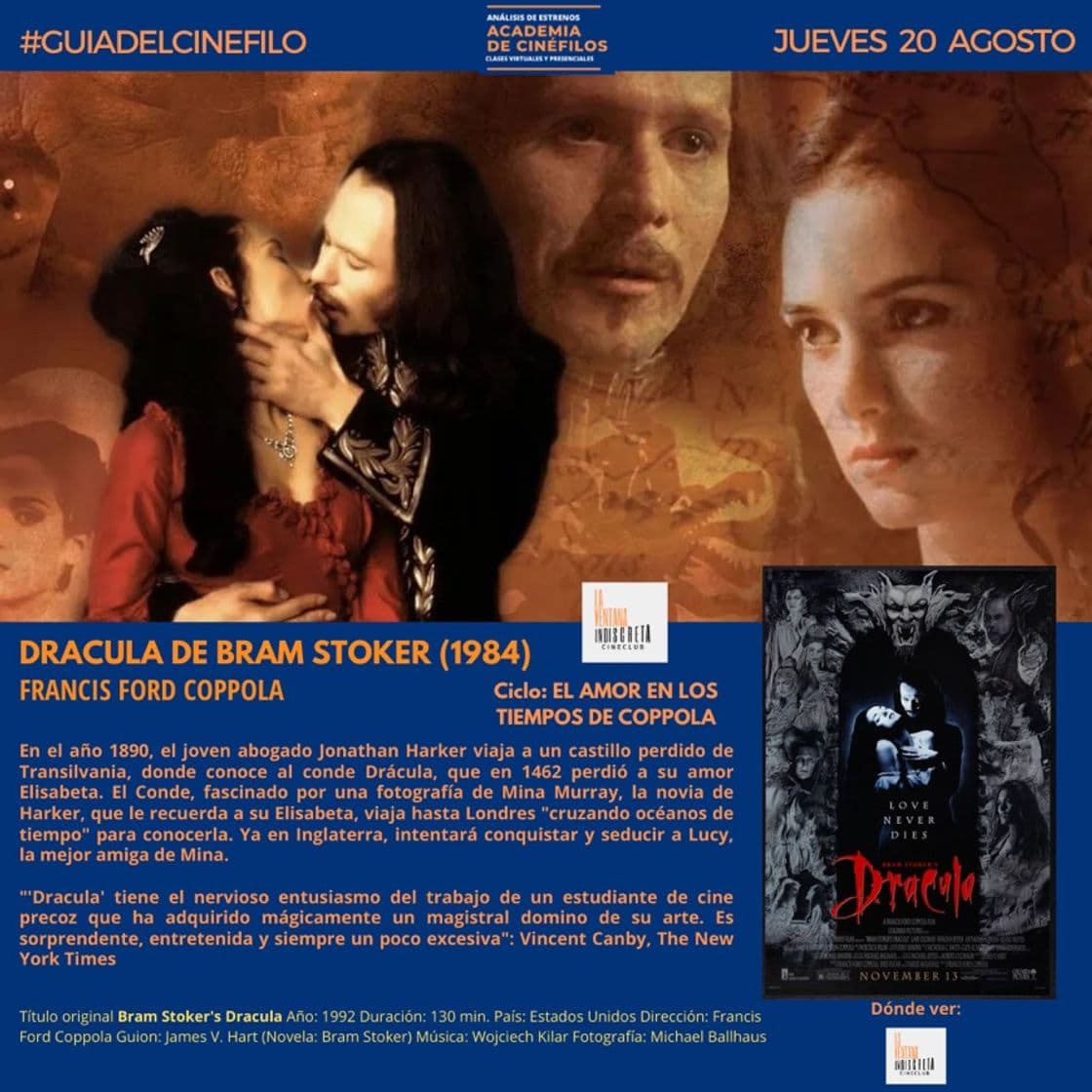 Película Bram Stoker's Dracula