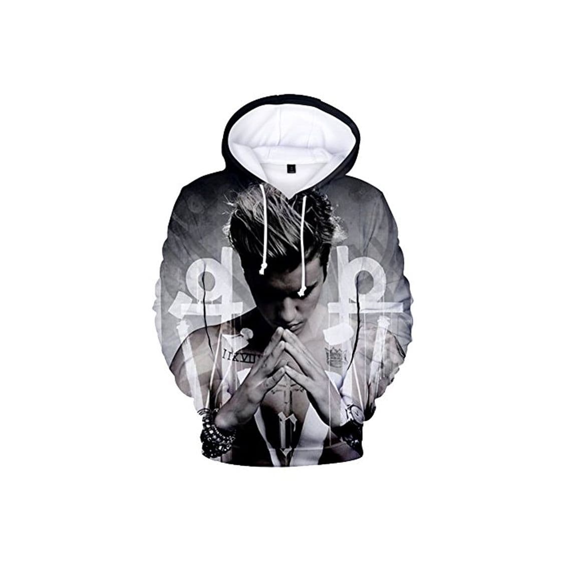 Moda CTOOO 2018 Justin Bieber Sudadera con Capucha 3D de impresión Digital para Hombre