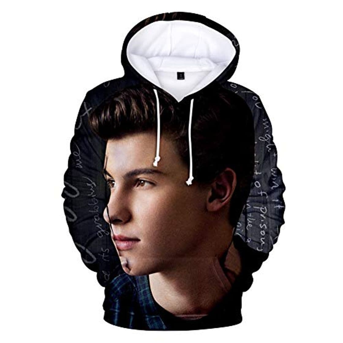 Moda Yuanou 3D Shawn Mendes Sudaderas con Capucha Hombres Mujeres Unisex