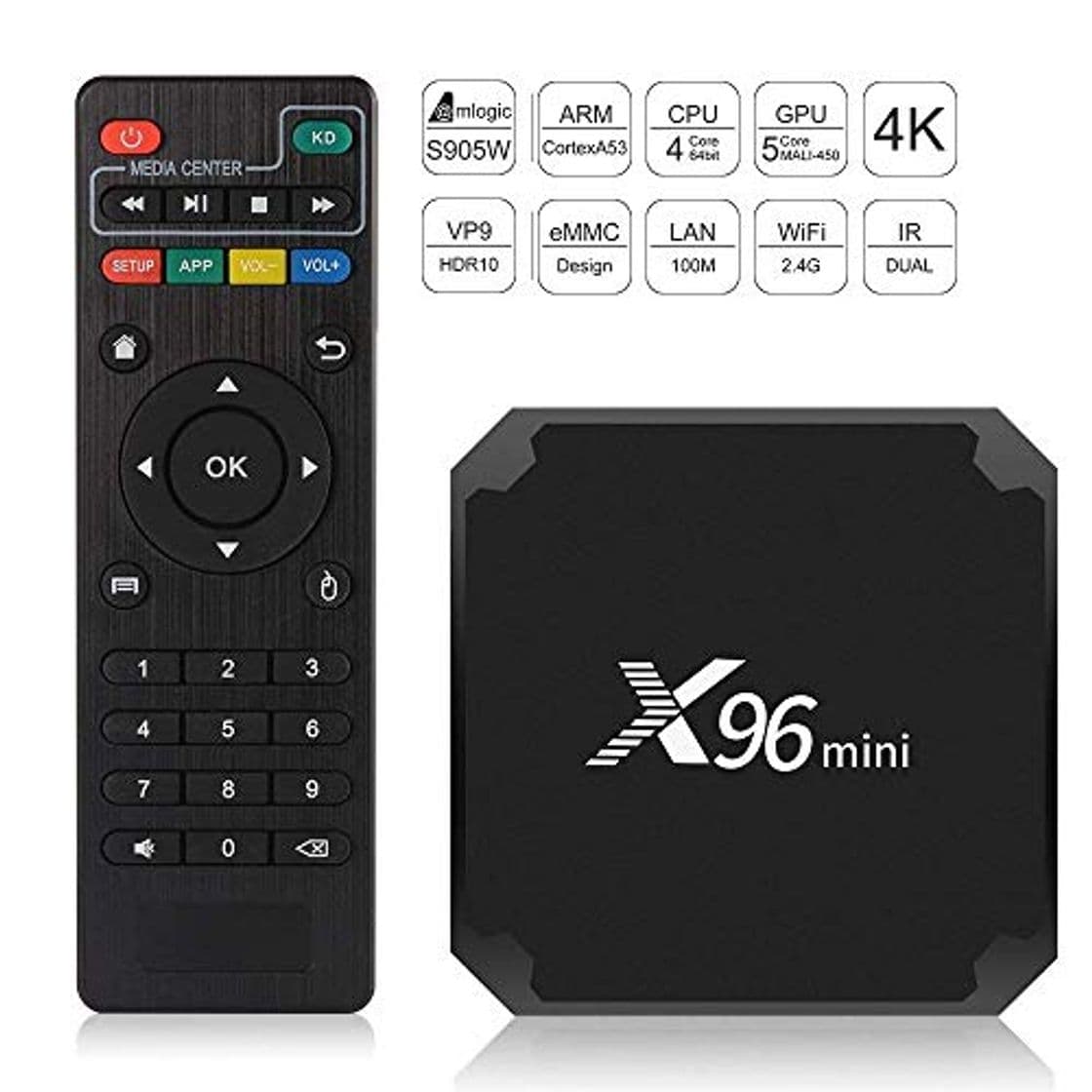 Product Android TV Box X96 Mini Android Box, Smart Media Player con 1GB