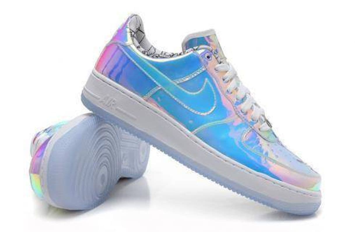 Fashion NIKE AIR FORCE 1 AZULES REFLECTANTES