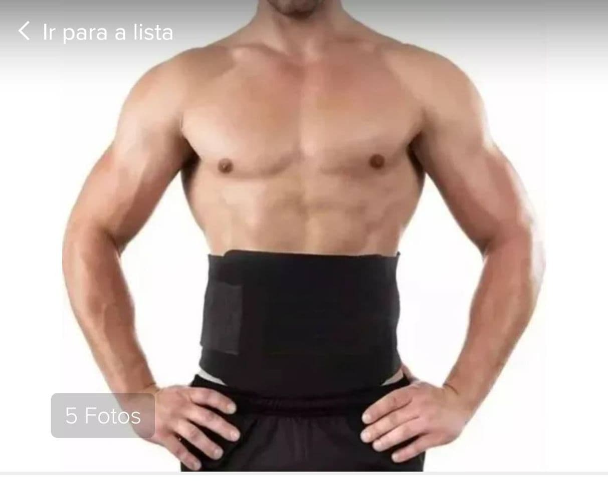 Product Cinta Abdominal Termica Fitness Masculina Para Perder Peso

