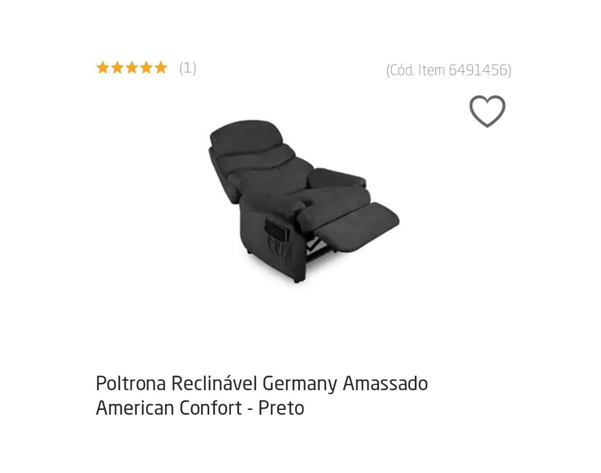 Product Poltrona Reclinável Germany Amassado American Confort