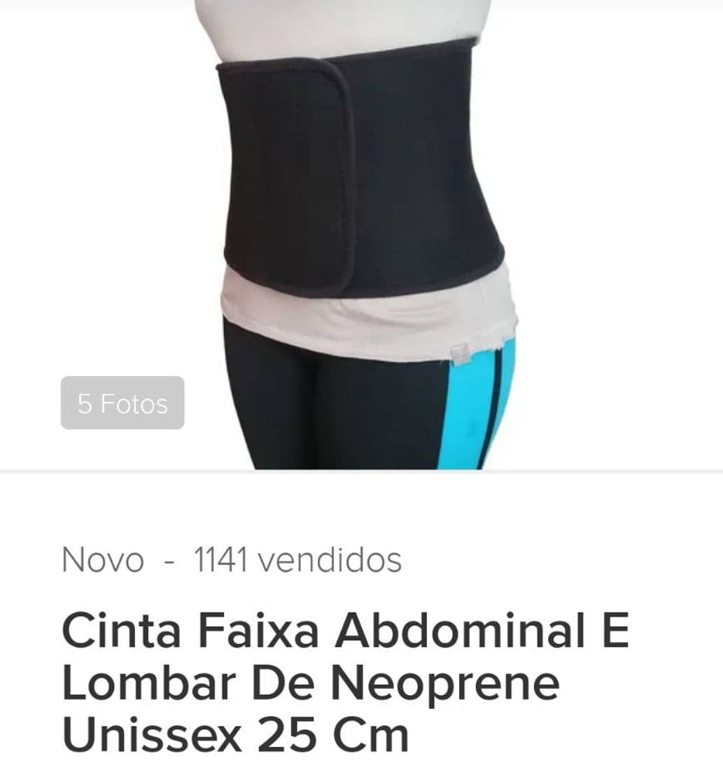 Product Cinta Faixa Abdominal E Lombar De Neoprene Unissex 25 Cm - R