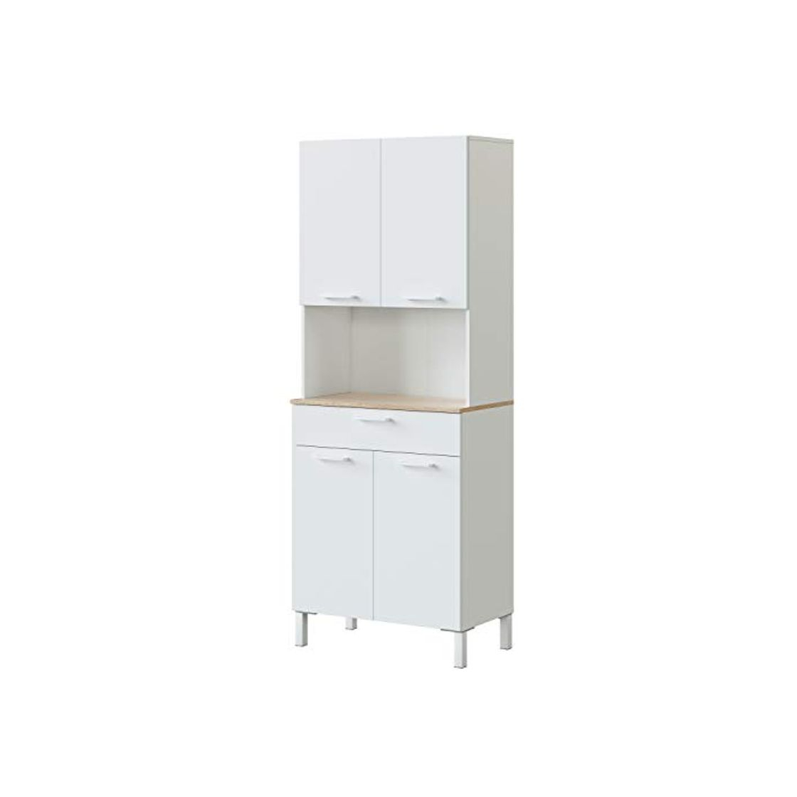 Producto Habitdesign 0F9940A - Alacena de Cocina, Aparador, Mueble Auxiliar 4 Puertas