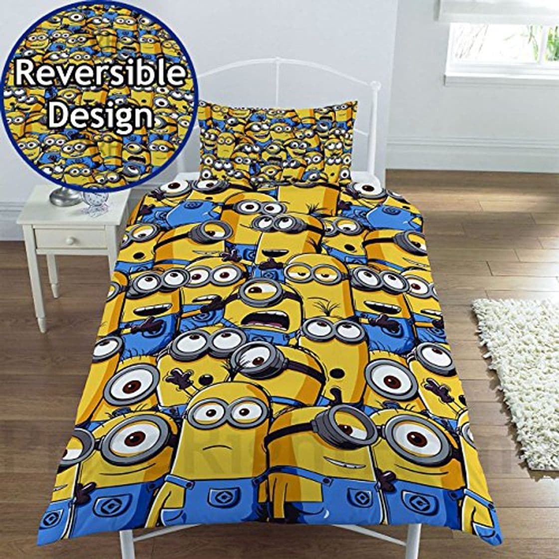 Producto Minions Juego de Funda de edredón para Cama Individual GRU