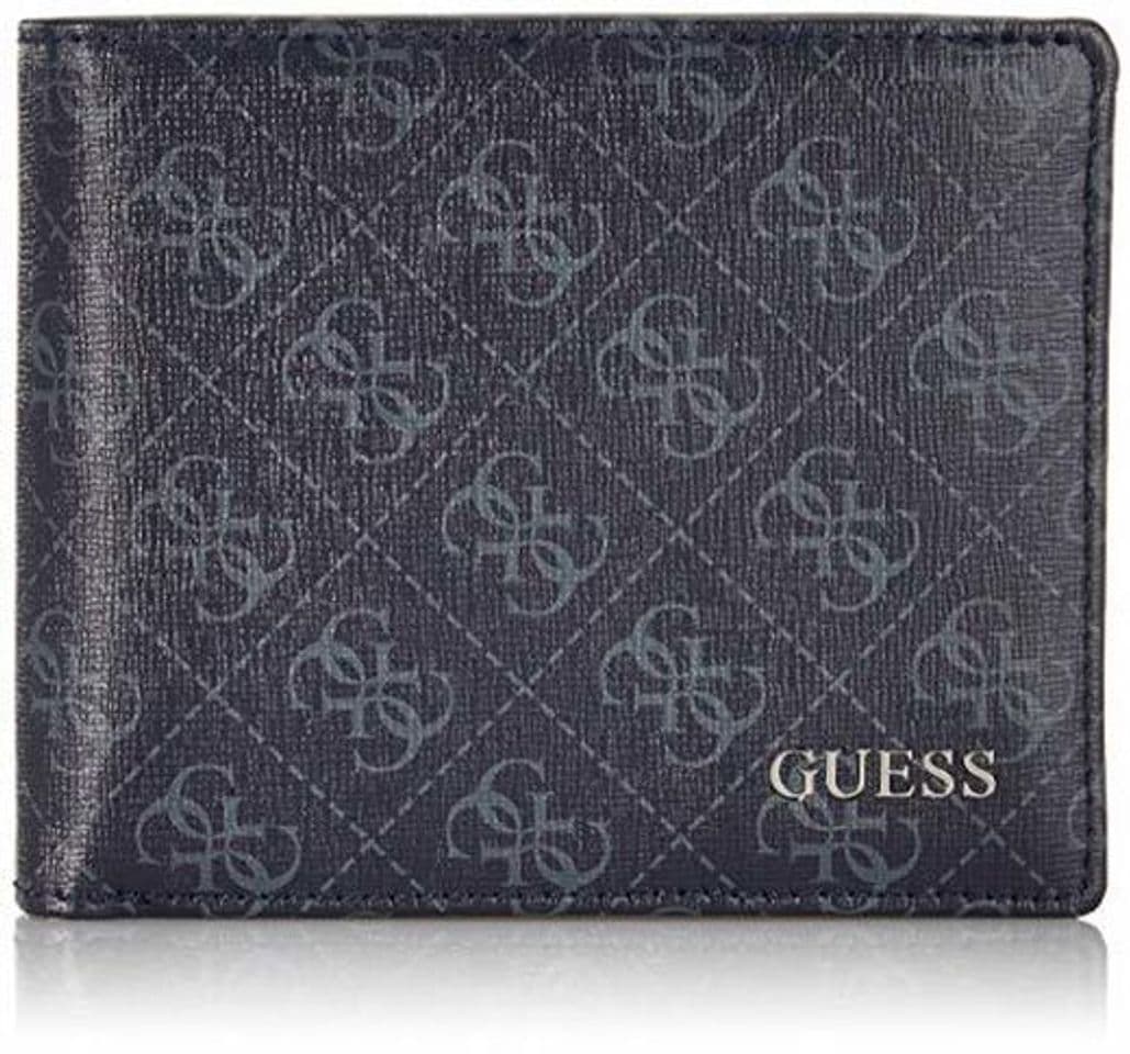 Product Guess - Manhattan Logo, Carteras Hombre, Azul