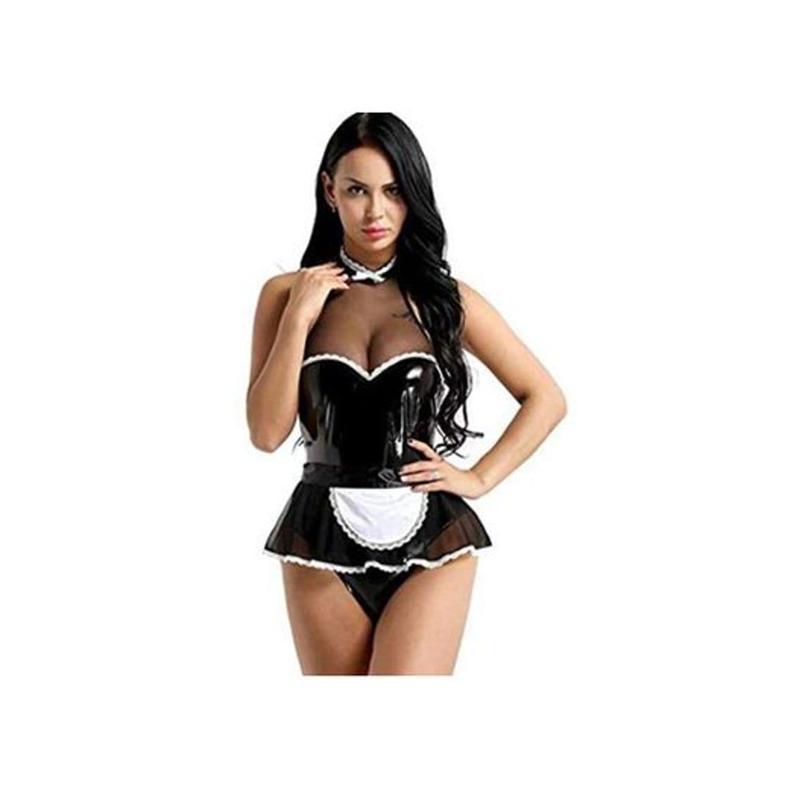 Product HZH Sra. Erotic Maid Clothes Leather SM Disfraz De Cosplay Disfraz Mono