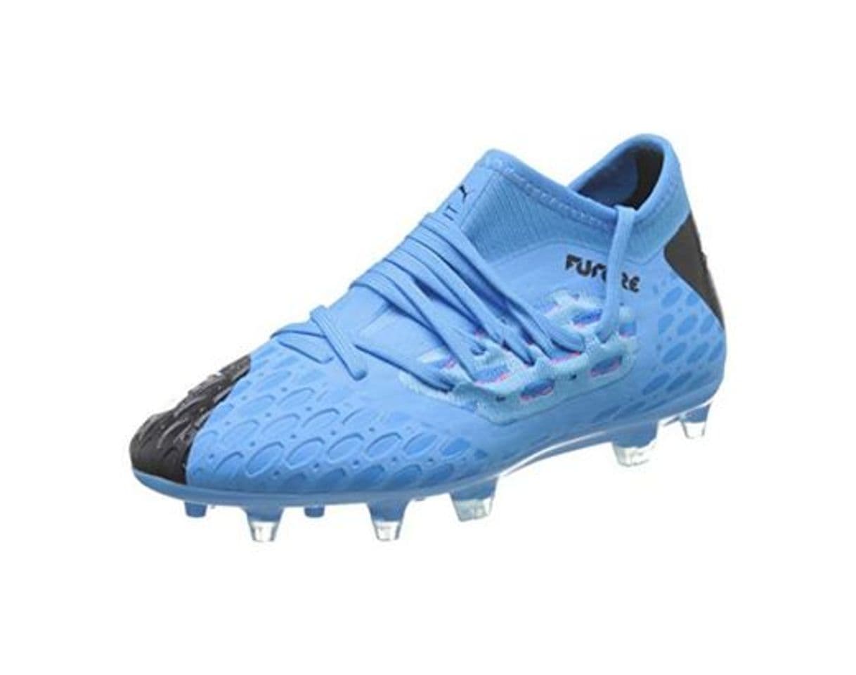 Fashion PUMA Future 5.3 Netfit FG/AG Jr, Botas de fútbol Unisex Niños, Azul