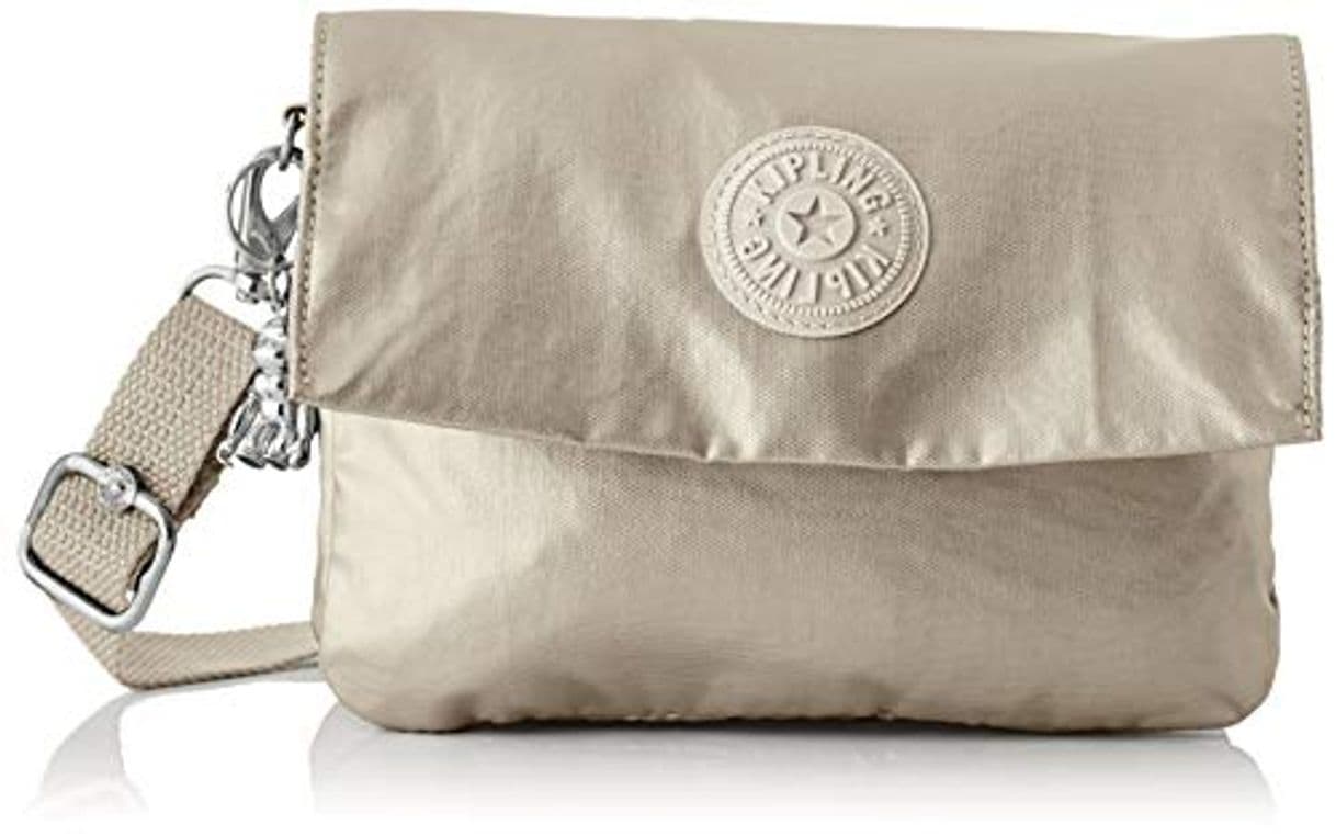 Fashion Kipling - Osyka, Bolsos bandolera Mujer, Dorado