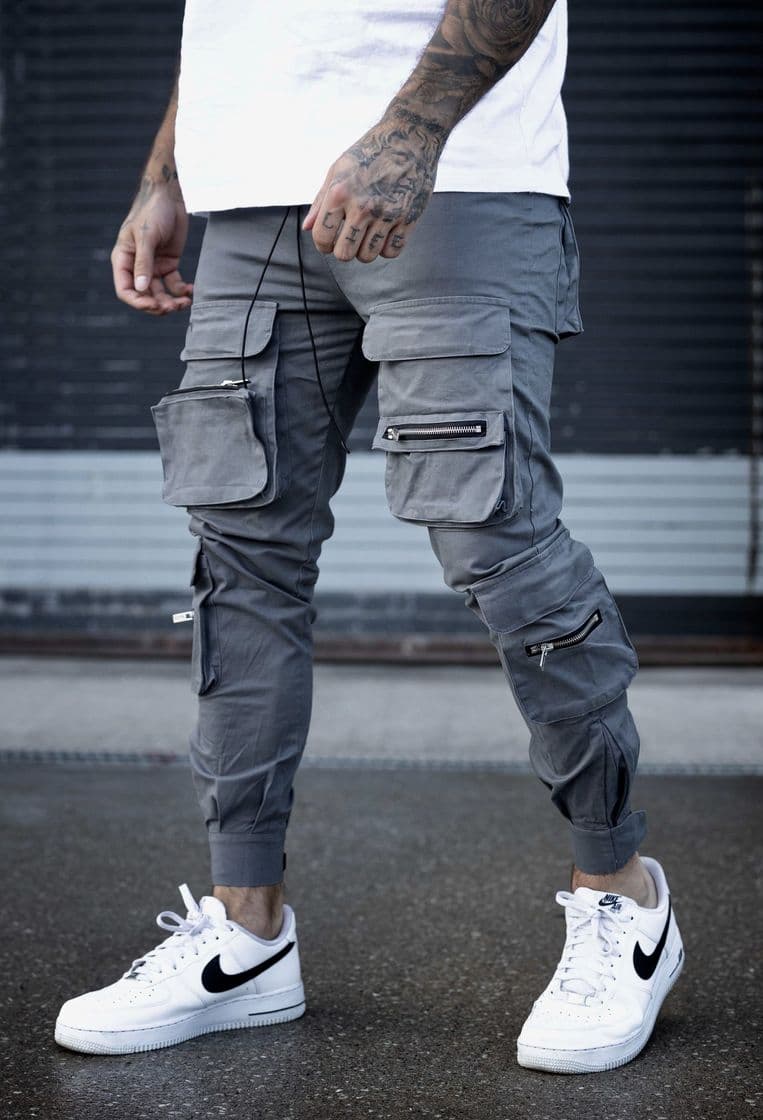 Moda (PRE-ORDER) Deception Grey Utility Cargos – Ð E C E P T I Ø N