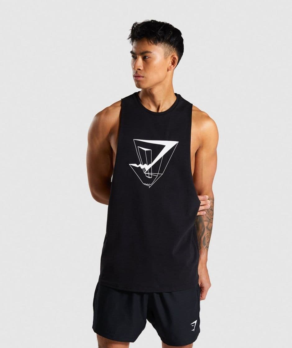 Moda Gymshark Dimension Tank - Black | Gymshark