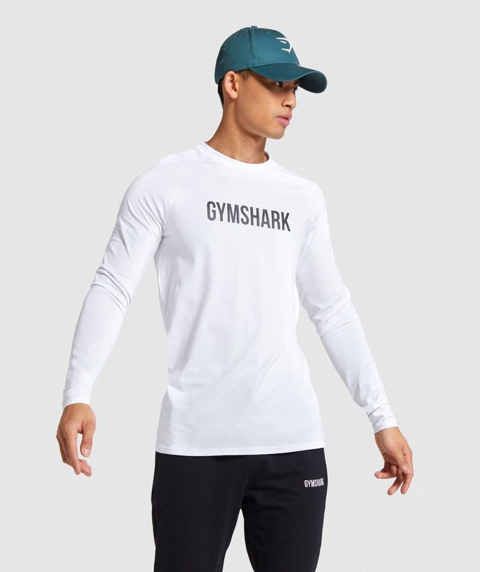 Moda Gymshark Apollo Long Sleeve T-Shirt - Black | Gymshark