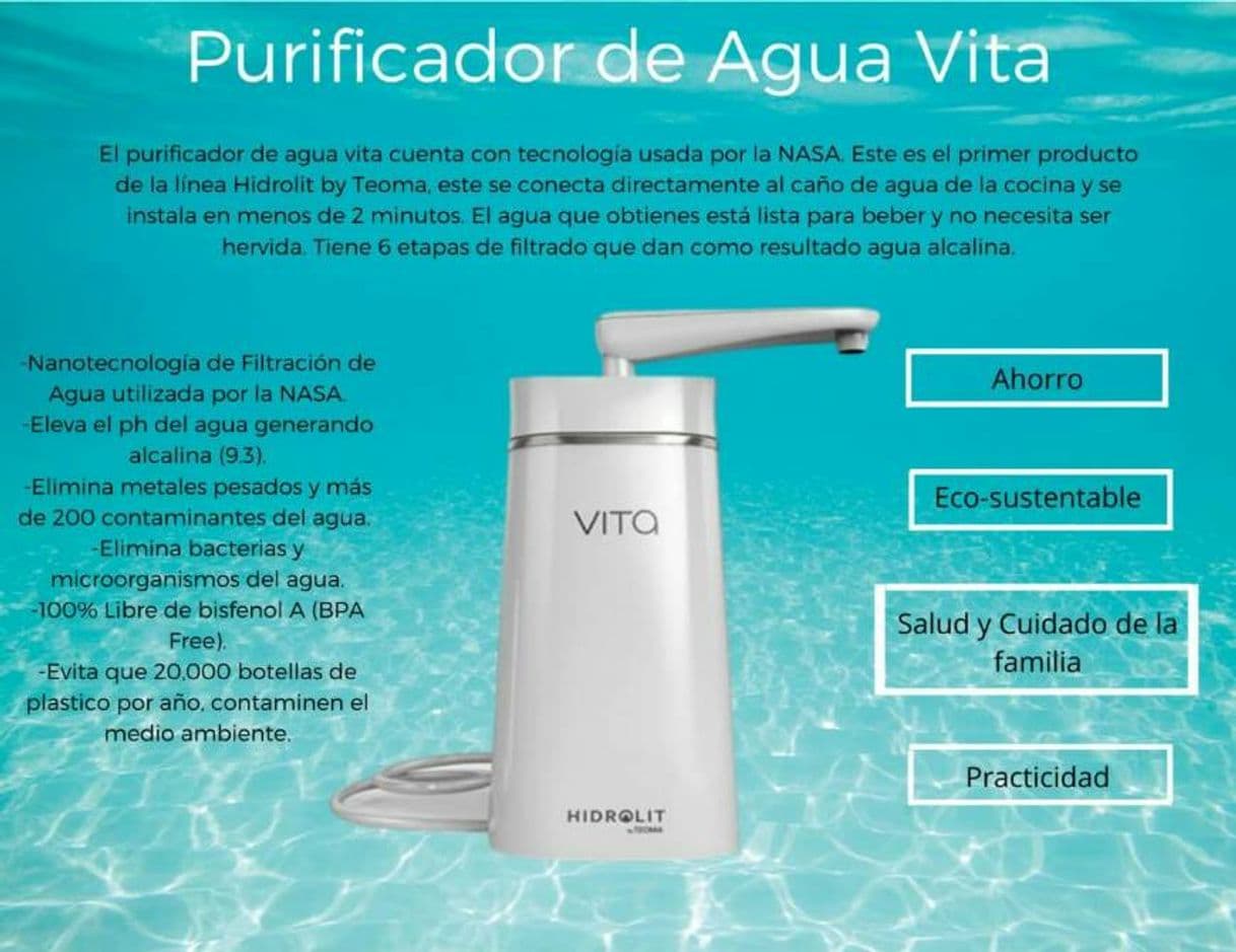 Fashion Purificador de Agua Vita