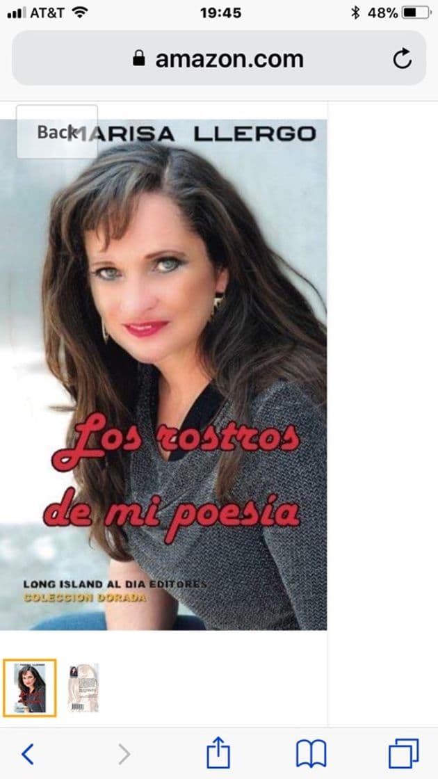 Book Los Rostros de mi Poesía por Marissa Llergo 