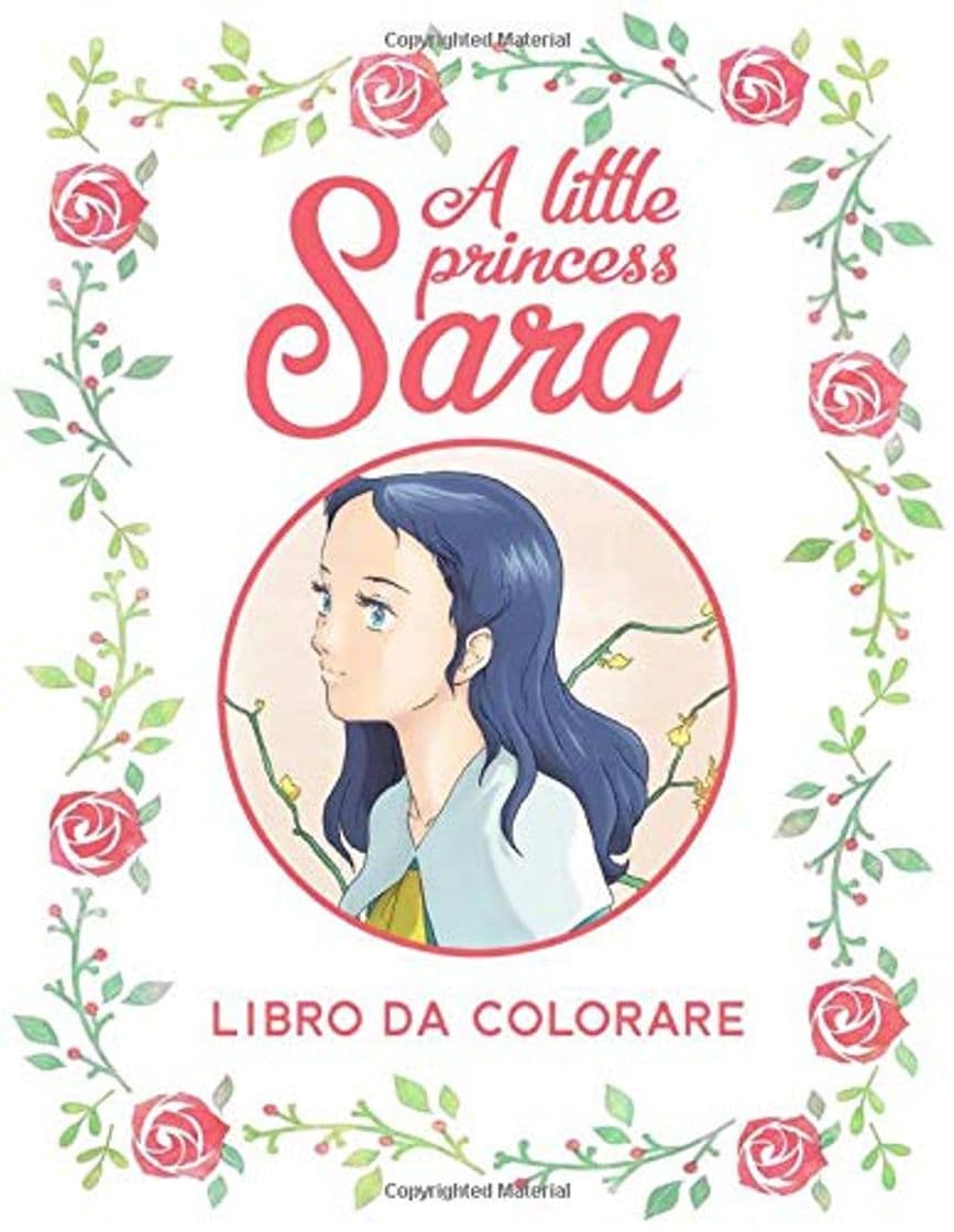 Libro A Little Princess Sara Libro da colorare: Ottimo libro da colorare per bambini e fan