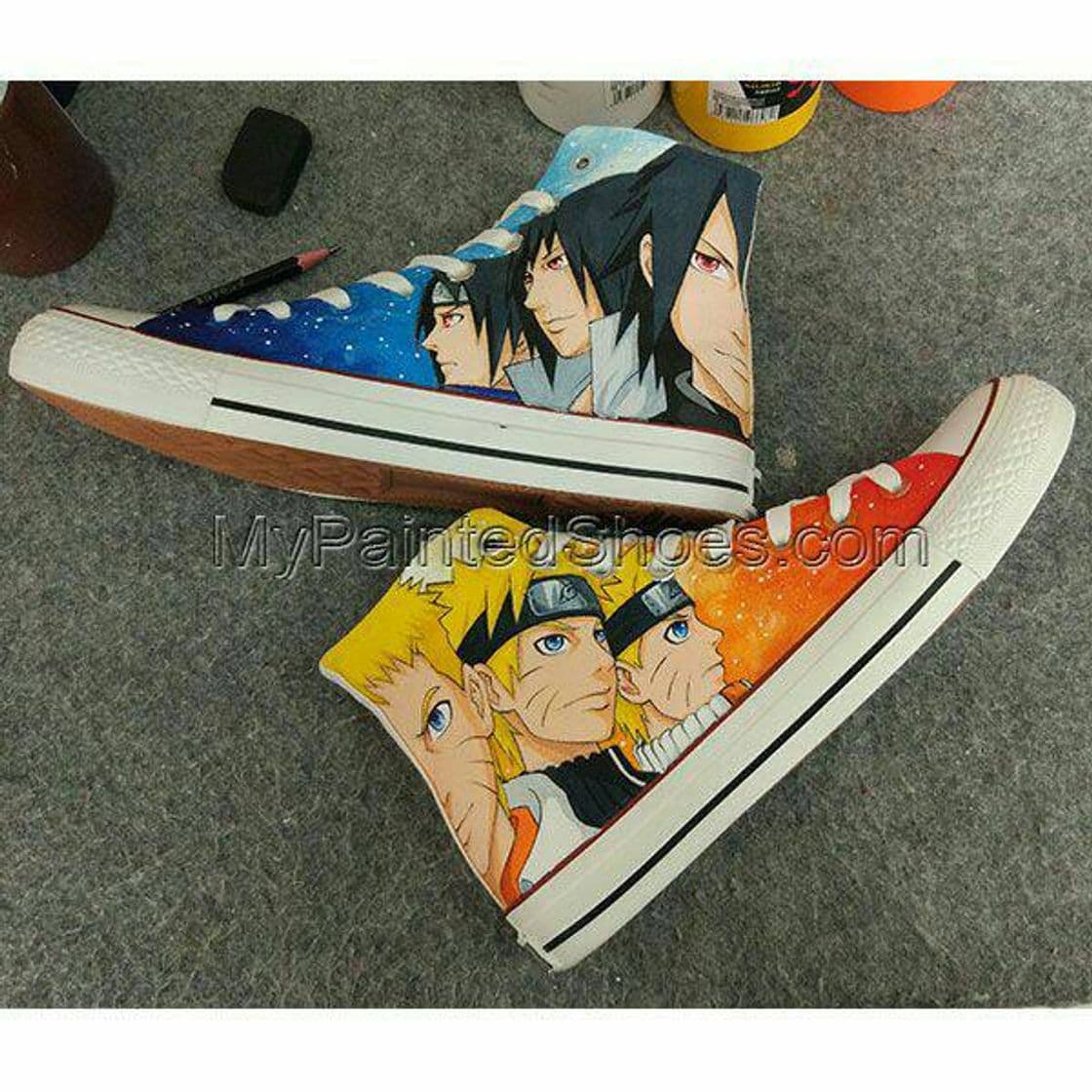 Moda Tênis customizado de Naruto ✨😍