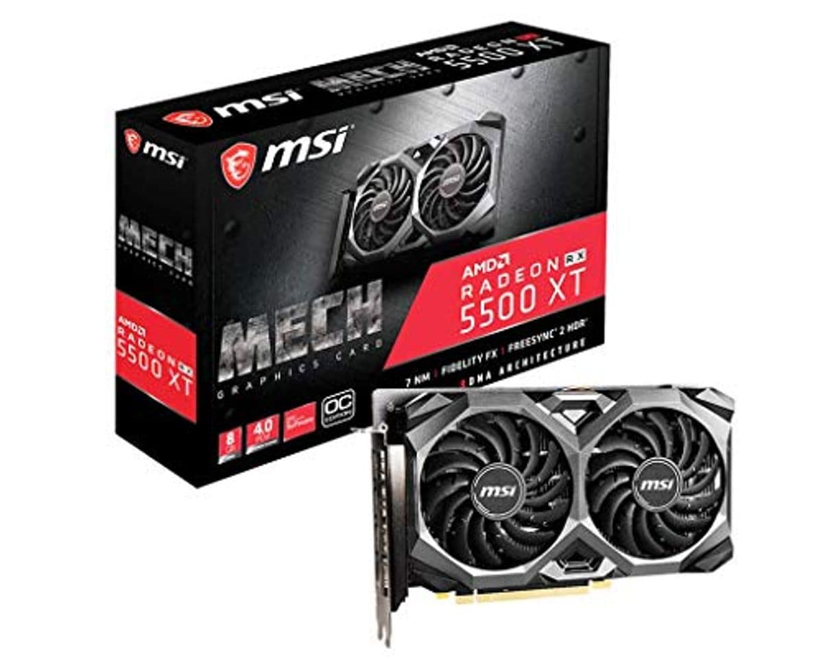 Product MSI Radeon RX 5500 XT Mech 8G OC