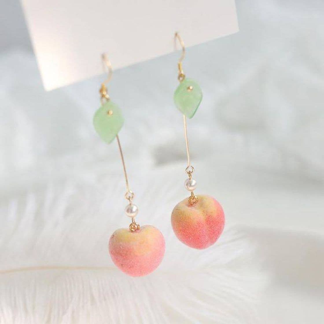 Fashion 🍑Aretes de durazno