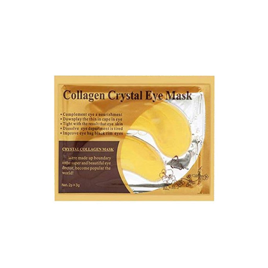 Product Para Rosotena Collagen Eye Crystal Gold Eye Mask Ir a círculos oscuros