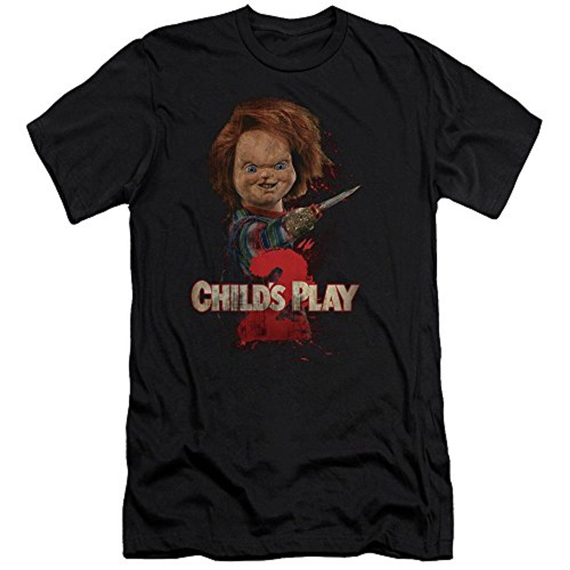 Moda Child's Play Playera Delgada para Adulto con diseño de Heres Chucky de la película Heres de la película de Terror Comedy Thriller