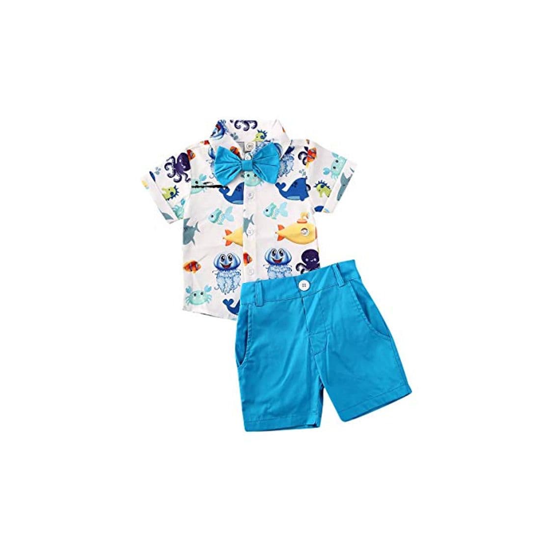 Moda Conjunto de ropa de verano para bebés y niños