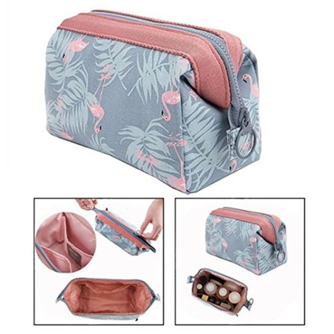 Lugar OFKPO Impermeable Maquillaje Bolsa/Viaje Lindo Cosmético Bolsa de Almacenamiento/de Artículos de Tocador